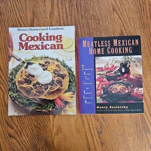 Mexican Cookbook Bundle Meatless Mexican Home Cooking & BH&G Cooking Mexican HC